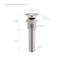 Kibi Pop Up Drain Stopper for Bathroom with Overflow KPW100BN - alternate 5